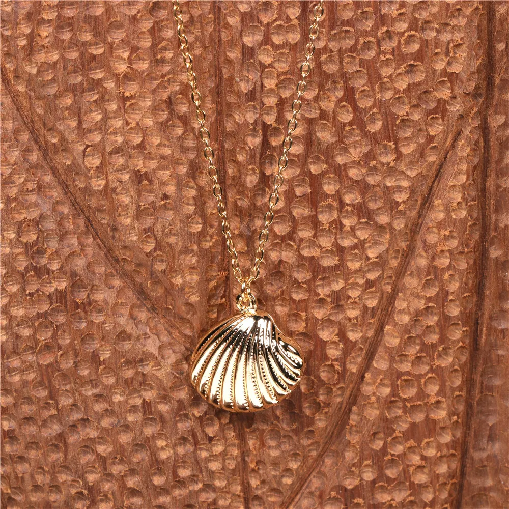 Personality Shell Modelling Pendant Female Necklace for Woman and Girls