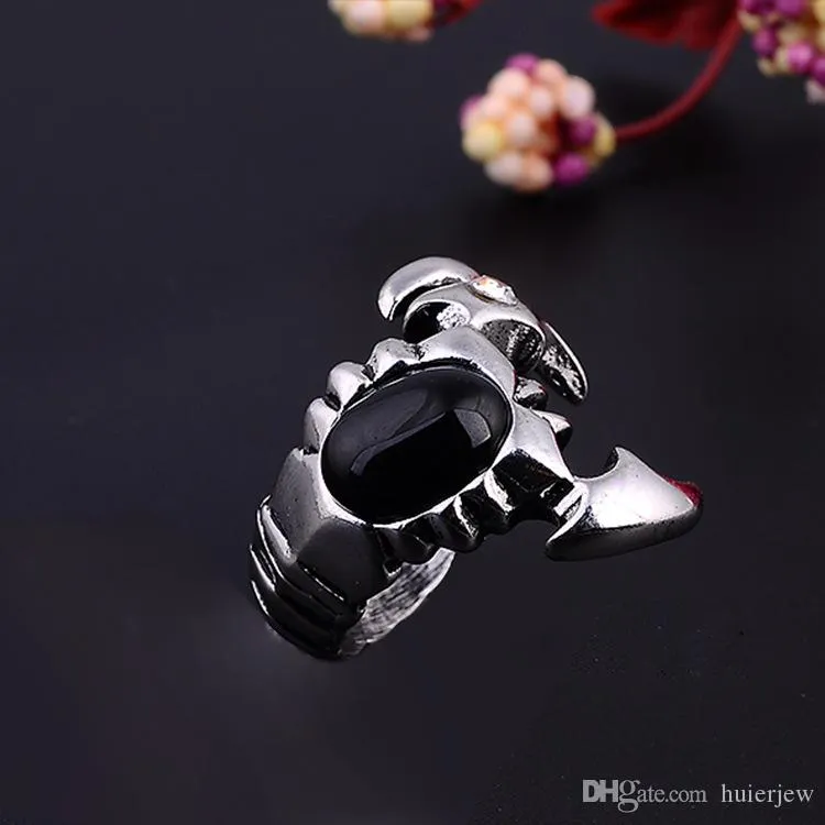 Pretty Stainless Steel Rings Silver Brand Demon Eye Vintage Mens Punk Ring China Wholesale Stainless Steel Jewelry Steampunk Men′s Rings