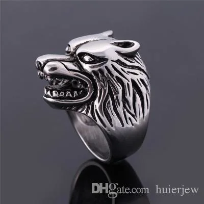 Pretty Stainless Steel Rings Silver Brand Demon Eye Vintage Mens Punk Ring China Wholesale Stainless Steel Jewelry Steampunk Men's Rings