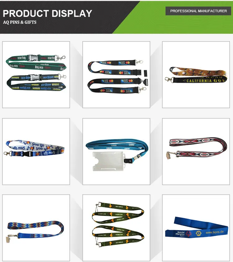 Promotion Gift Woven Neck Lanyard No Minimum Order Not Printed (28)