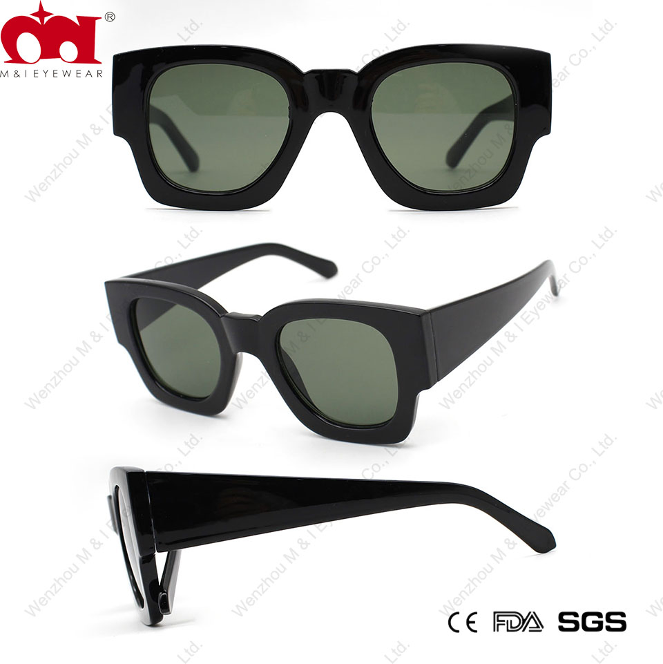 Promotion Vintage Square Durable Antiskid Gental Unisex Sunglasses (WSP20217)