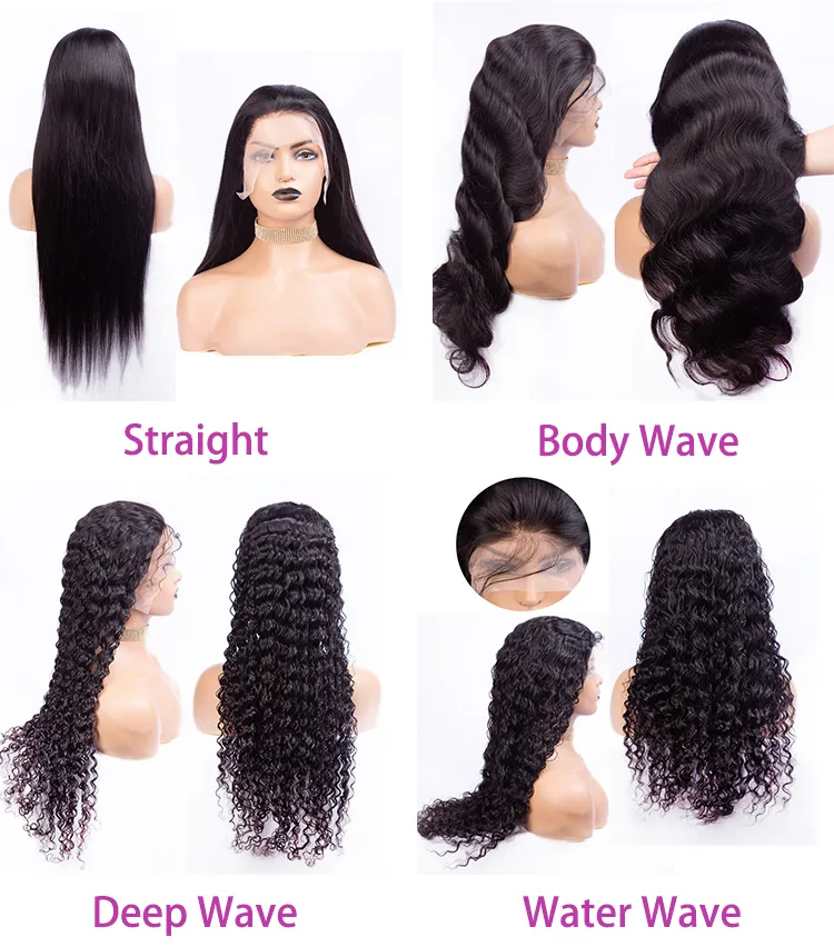 Raw Virgin Hair 10A 5X5 Lace Front Kinky Curly Brazilian Human Hair Wigs for Black Women