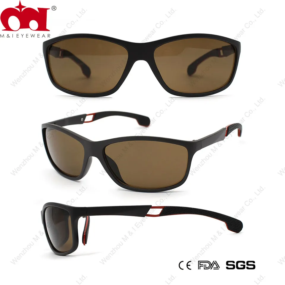 Rectangle Multicolor Lens Hollow Temple Designed Curve Antiskid Sunglasses (WSP20100)