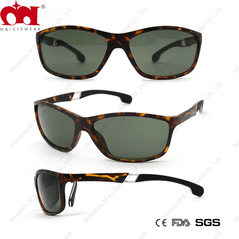 Rectangle Multicolor Lens Hollow Temple Designed Curve Antiskid Sunglasses (WSP20100)