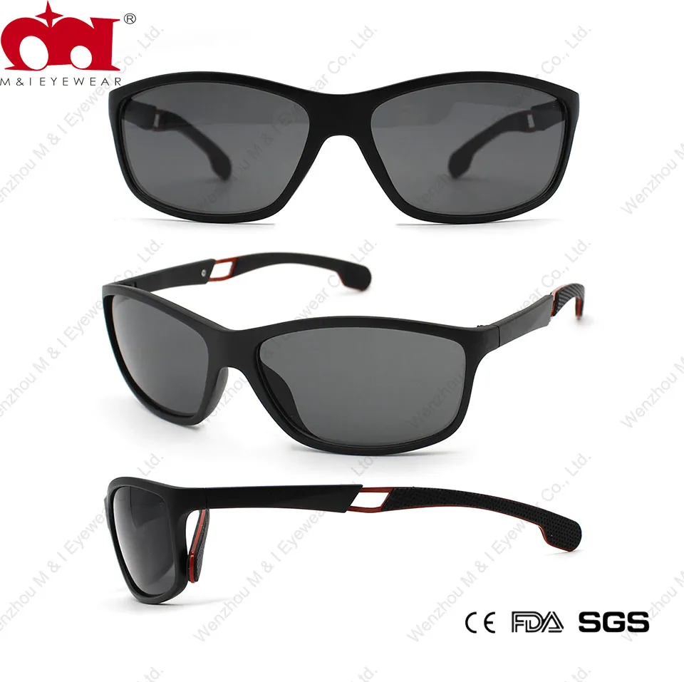 Rectangle Multicolor Lens Hollow Temple Designed Curve Antiskid Sunglasses (WSP20100)