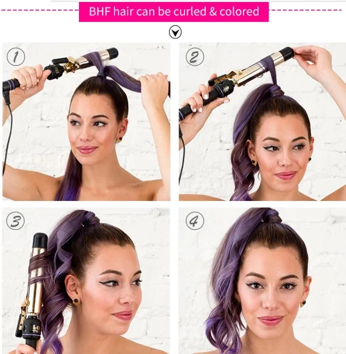 Silky Straight Smooth Virgin Human Hair Horse Tail Wrap up Brazilian Hair Ponytail