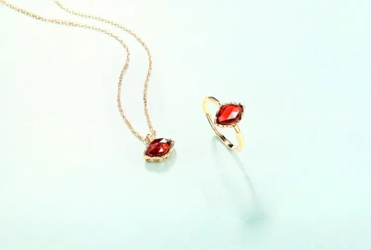 Simple Blue Topaz Women Pendant Fashion 925 Sterling Silver Gemstone Pendant