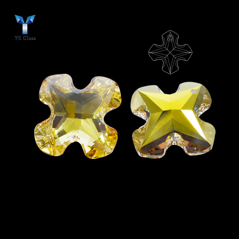 Top Quality Crystal Loose Beads Sparkling Faceted Glass Beads for Decoration Pendant