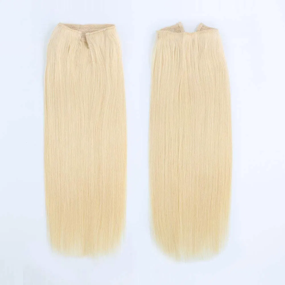 Trendy Hair Extensions, Ash Brown Fading Into Platinum Blonde B8-60, 120 Gram 20 Inch