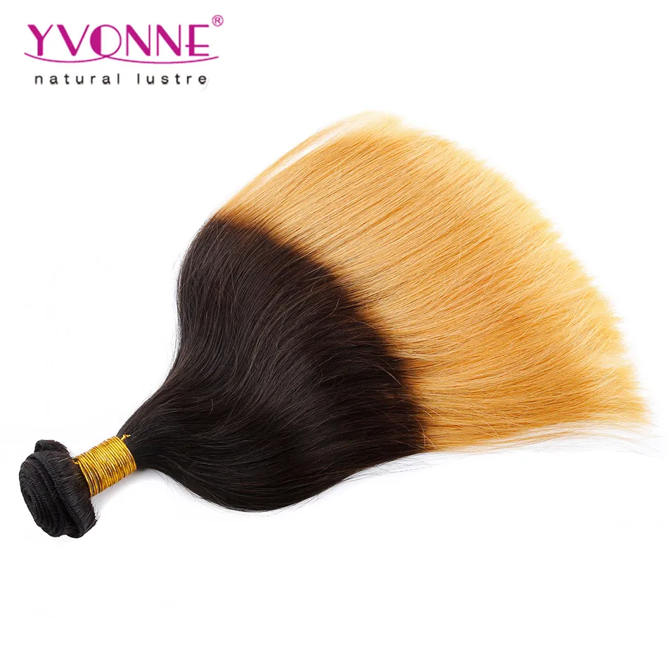 Two Tone Color T1b/30 Peruvian Ombre Human Hair