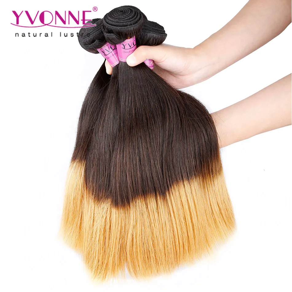 Two Tone Color T1b/30 Peruvian Ombre Human Hair