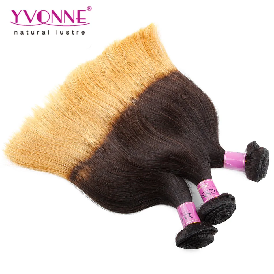 Two Tone Color T1b/30 Peruvian Ombre Human Hair