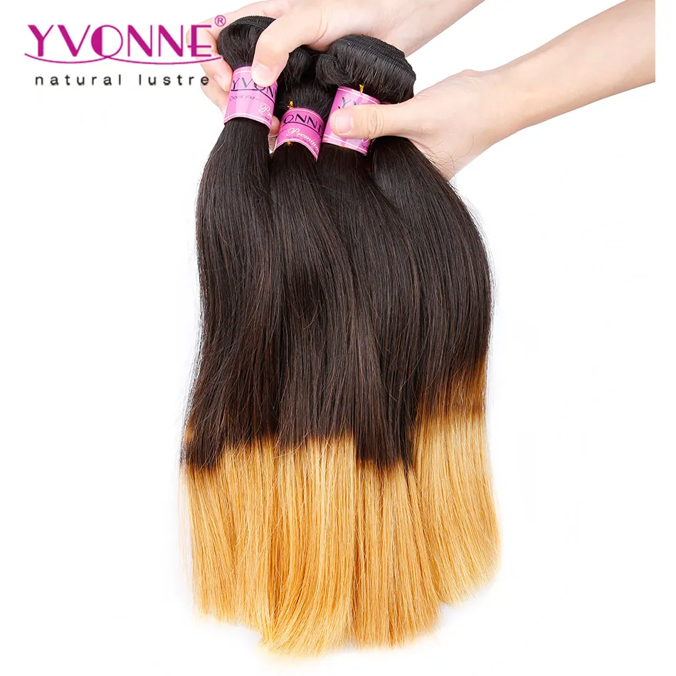 Two Tone Color T1b/30 Peruvian Ombre Human Hair