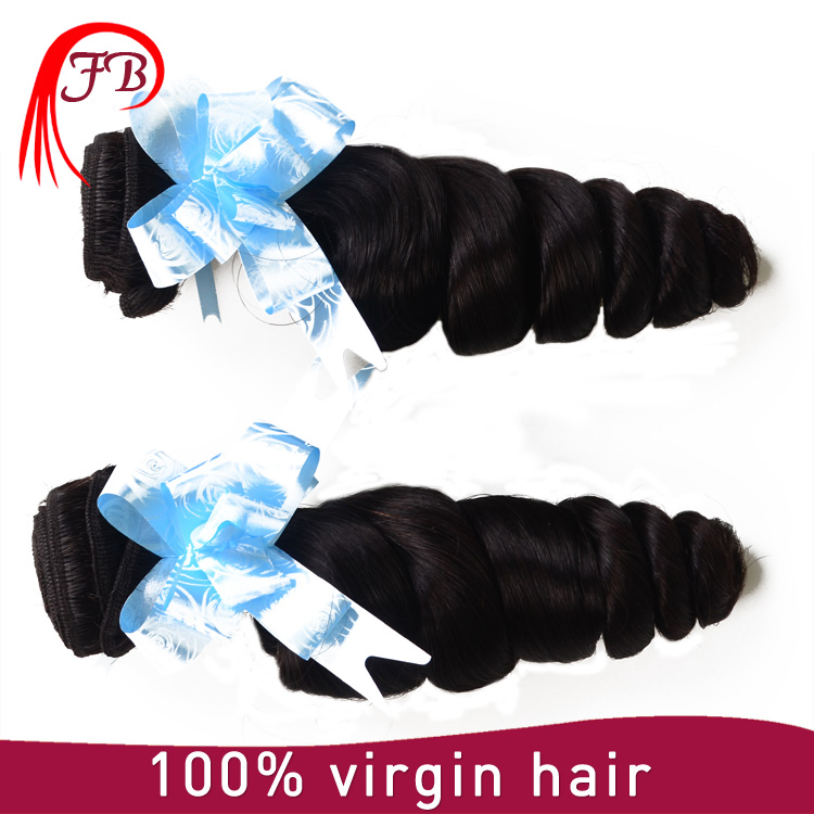 Unprocessed Cheap Human Hair Barzilian Virgin with Loose Wave