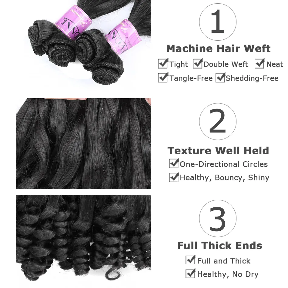 Unprocessed Tip Curl Fumi Human Virgin Hair