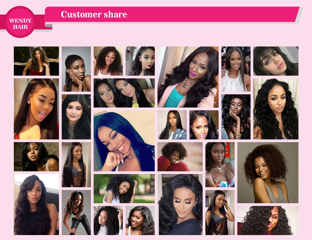 Wendy Hair Human Hair Wig Hair Bundles Hair Extension