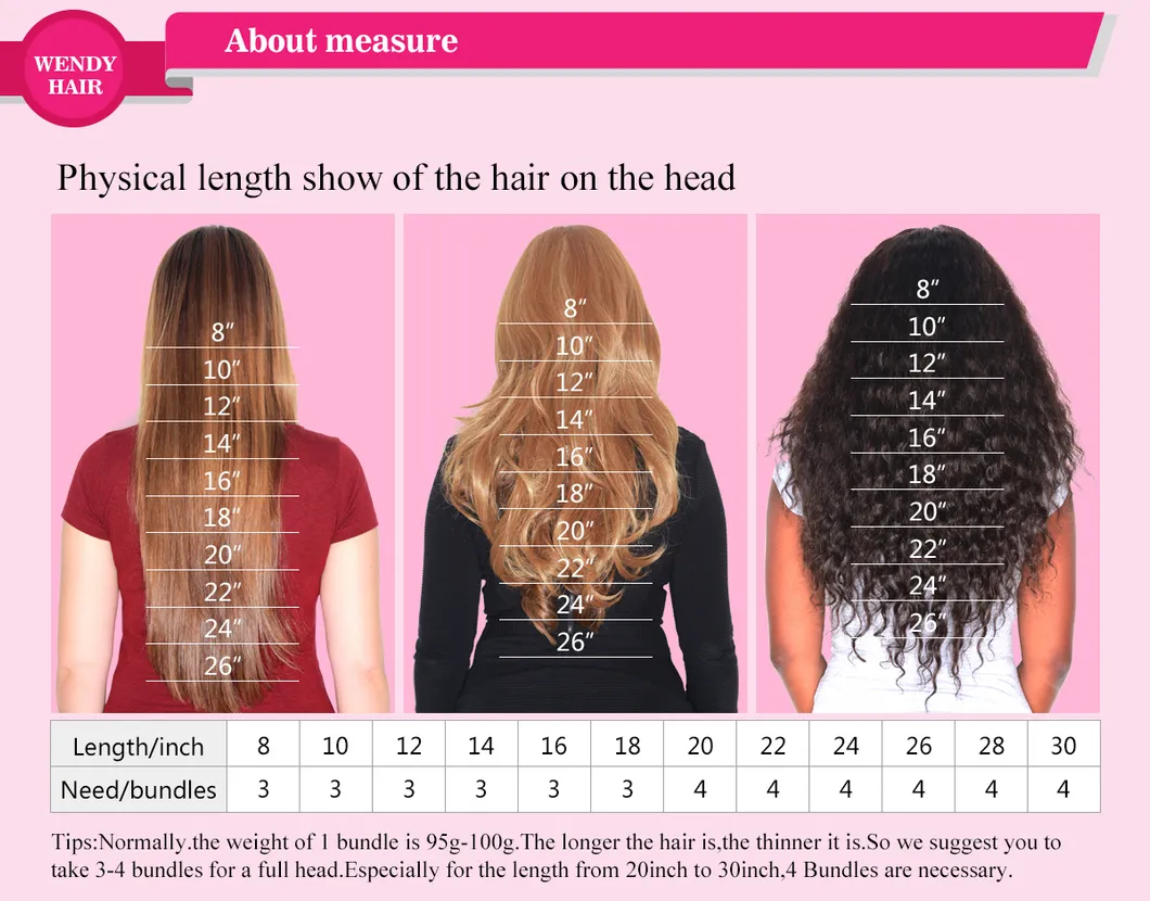 Wendy Hair Human Hair Wig Hair Bundles Hair Extension