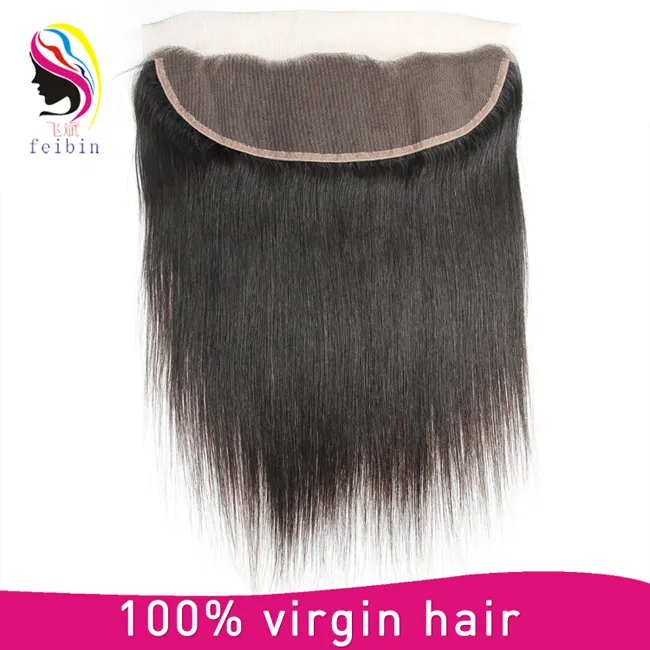 Wholesale Price 100% Human Remy Virgin Brazilian 13*4 Frontal Lace Closure