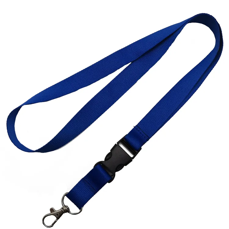 Wholesales Cheap Personalized Lanyards Polyester Silk Screen Heat Transfer Customized with Logo Lanyard Satin No Minimum Order